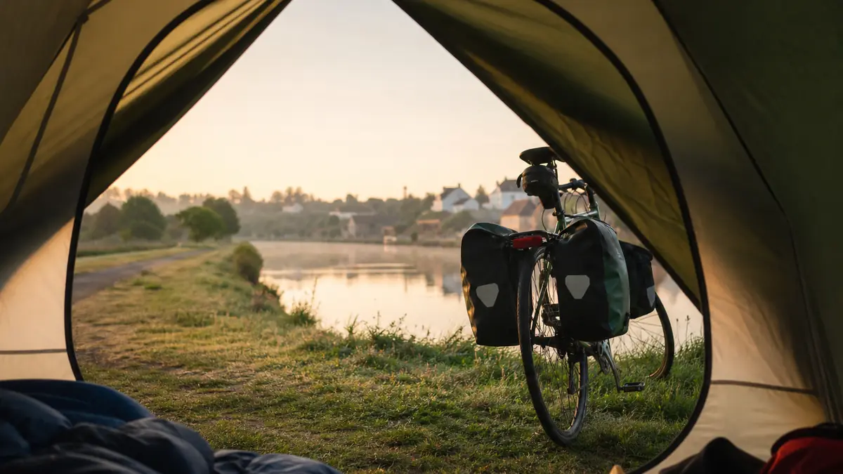 canal de nantes à brest à vélo où dormir